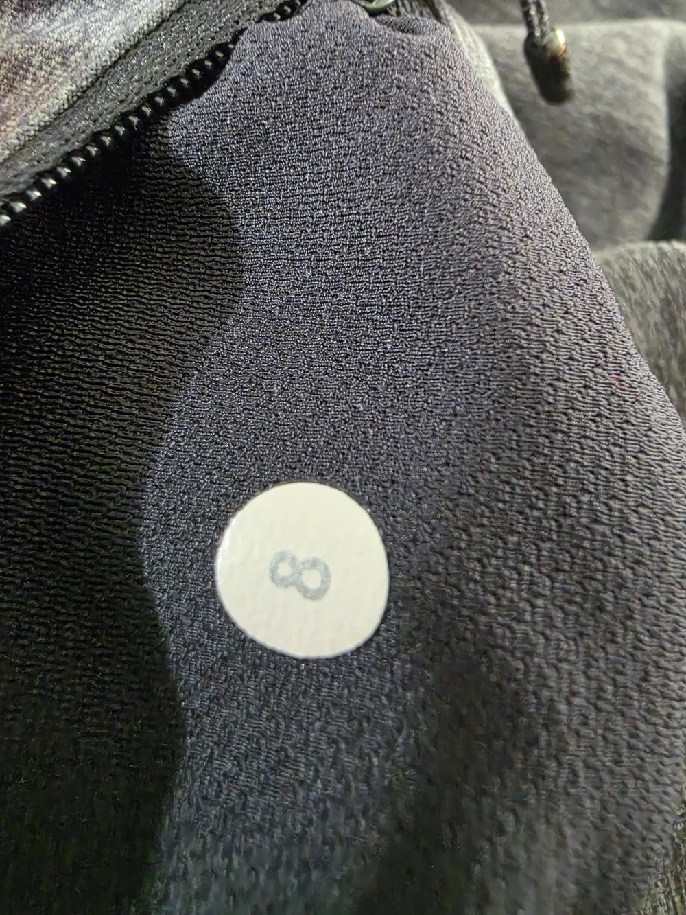 lululemon athletica Gray Leggings with Black Side Panels